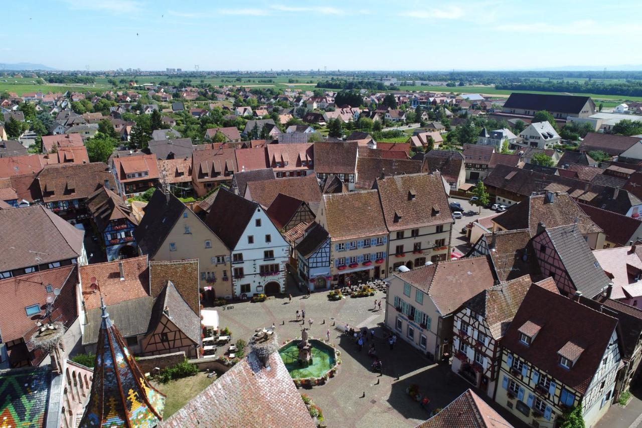 Gite Au Chateau Fleuri Eguisheim Zimmer foto