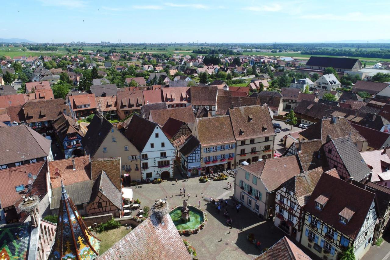 Gites Au Chateau Fleuri Eguisheim Zimmer foto